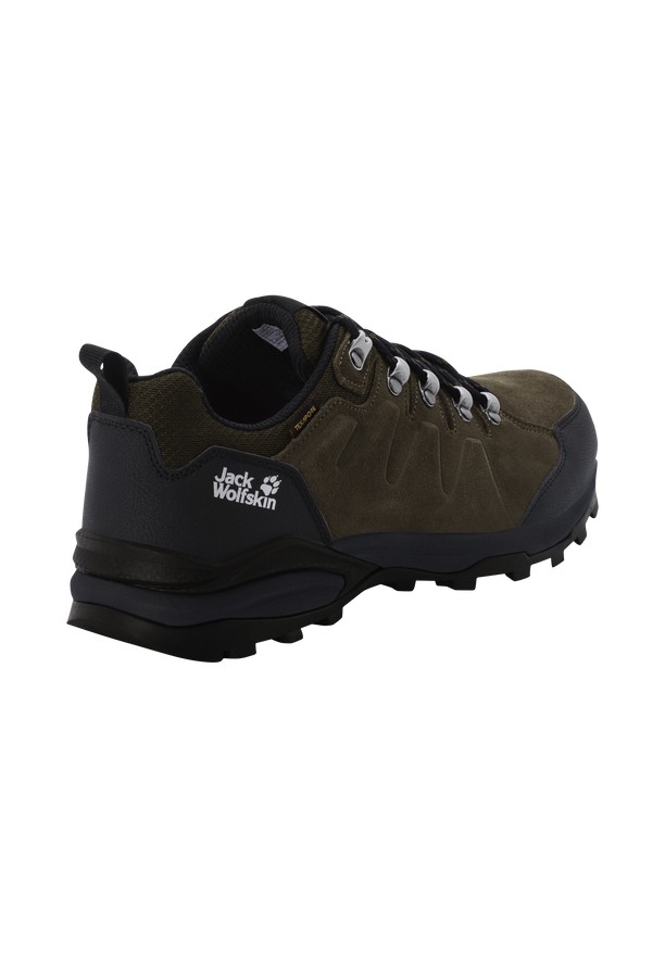 Brown Jack Wolfskin Refugio Texapore Low Men Hiking Shoes | 65853643