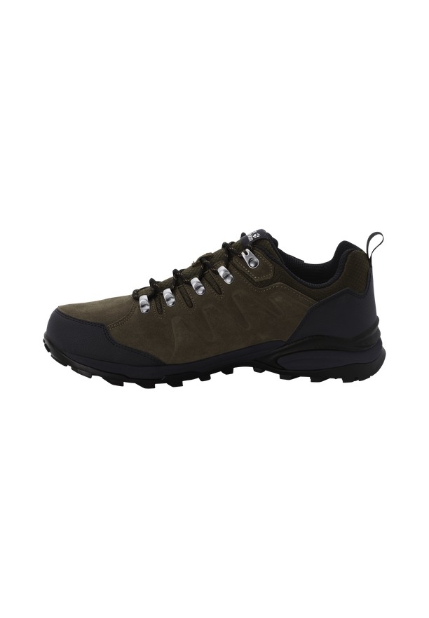 Brown Jack Wolfskin Refugio Texapore Low Men Hiking Shoes | 65853643