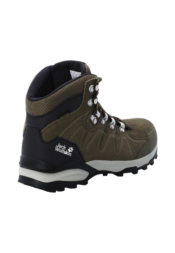 Brown Jack Wolfskin Refugio Texapore Mid Women Hiking Shoes | 21654882