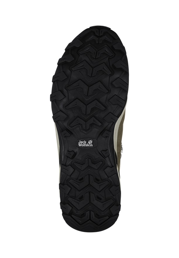 Brown Jack Wolfskin Refugio Texapore Mid Women Hiking Shoes | 21654882