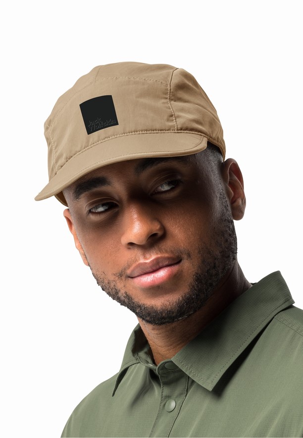 Brown Jack Wolfskin Road Trip Men Caps | 47870973