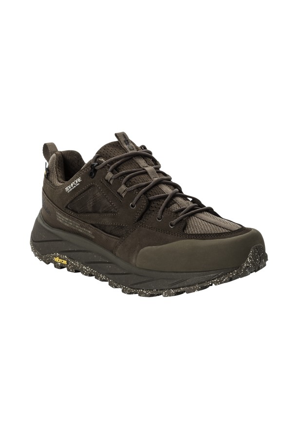 Brown Jack Wolfskin Terraquest Texapore Low Men Hiking Shoes | 59429401