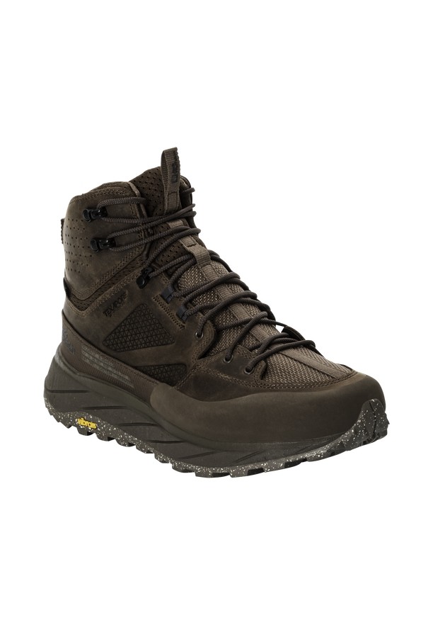 Brown Jack Wolfskin Terraquest Texapore Mid Men Hiking Shoes | 89550970