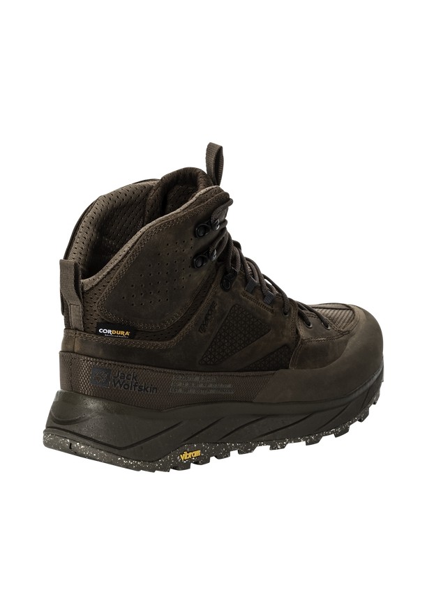 Brown Jack Wolfskin Terraquest Texapore Mid Men Hiking Shoes | 89550970