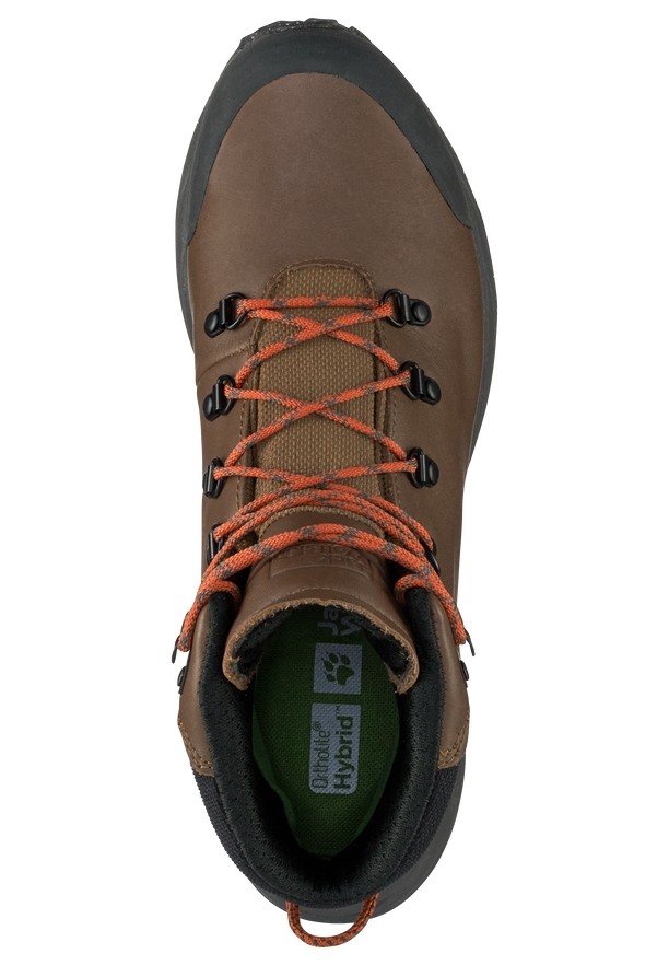 Brown Jack Wolfskin Terraquest X Texapore Mid Men Hiking Shoes | 45888885