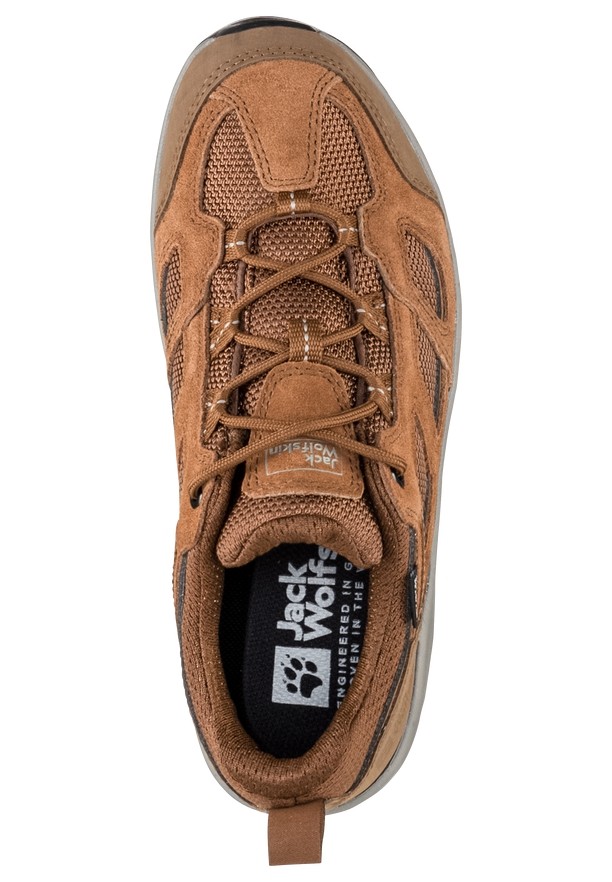 Brown Jack Wolfskin Vojo 3 Texapore Low Women Hiking Shoes | 60726120