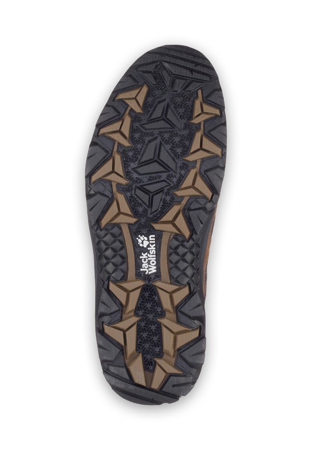 Brown Jack Wolfskin Vojo 3 Texapore Low Men Hiking Shoes | 90926928