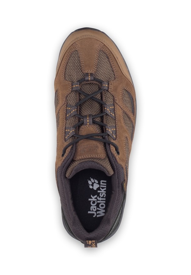 Brown Jack Wolfskin Vojo 3 Texapore Low Men Hiking Shoes | 90926928