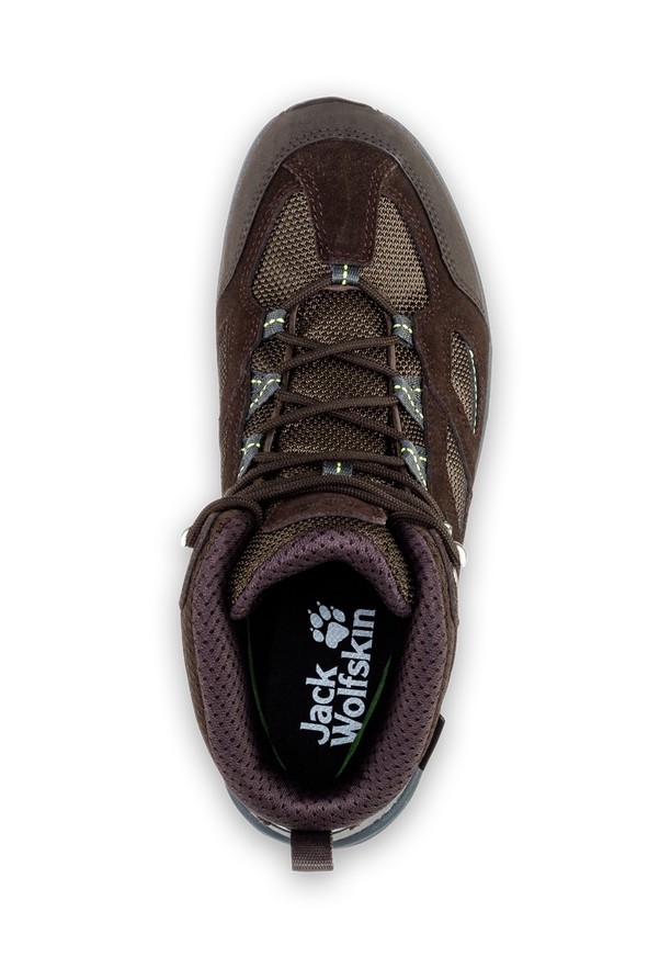 Brown Jack Wolfskin Vojo 3 Texapore Mid Men Hiking Shoes | 72352879
