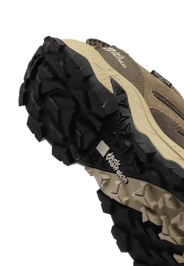 Brown Jack Wolfskin Vojo Tour Texapore Low Women Hiking Shoes | 16327034