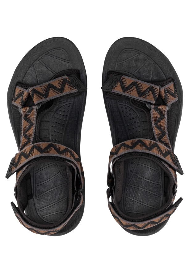 Brown Jack Wolfskin Wave Breaker Men Sandals | 51579940