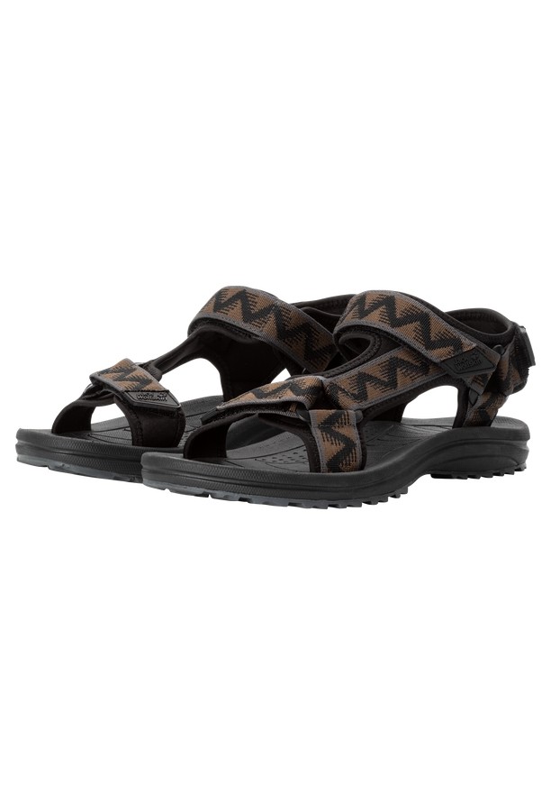 Brown Jack Wolfskin Wave Breaker Men Sandals | 51579940
