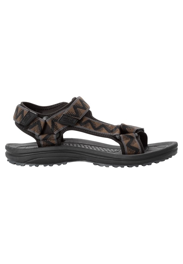 Brown Jack Wolfskin Wave Breaker Men Sandals | 51579940