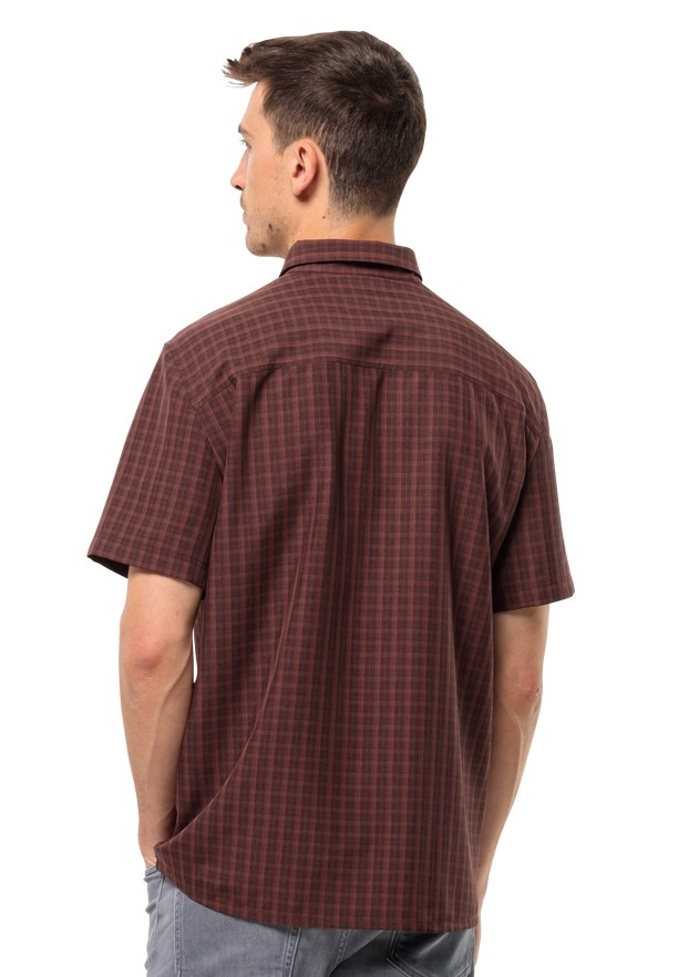 Chocolate Jack Wolfskin El Dorado Men Shirts | 26789724