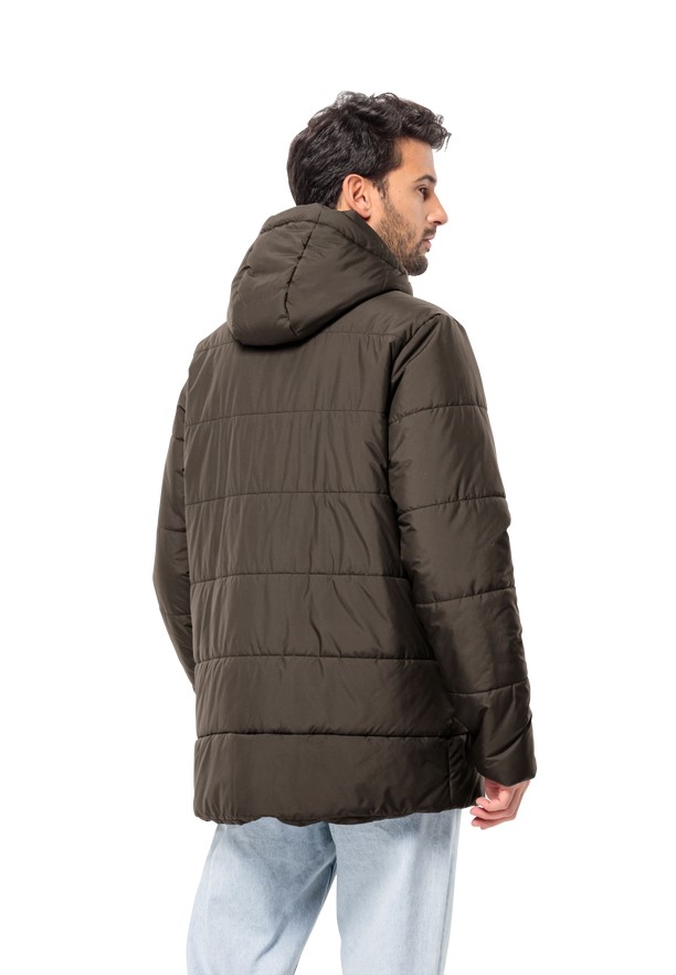 Coffee Jack Wolfskin Deutzer Long Men Jackets | 38832105