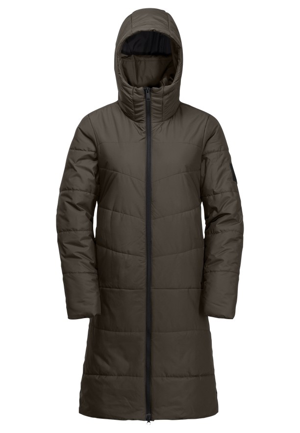 Coffee Jack Wolfskin Deutzer Women Coats | 91833745