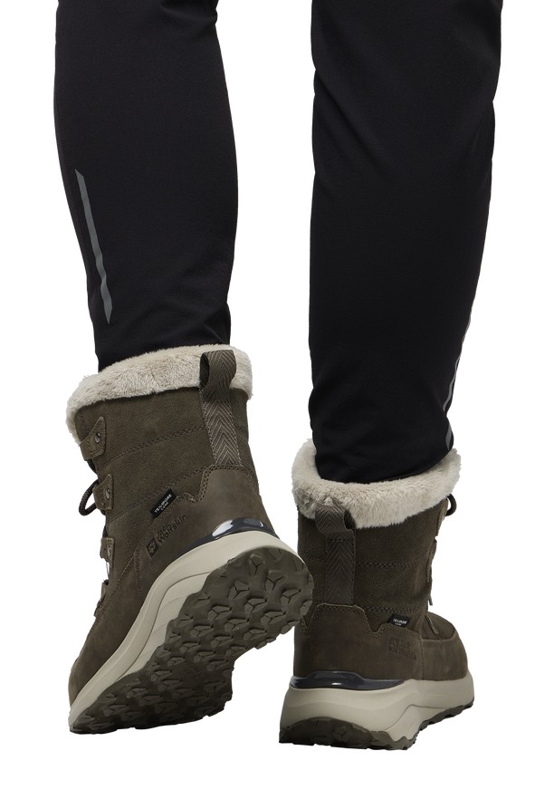 Coffee Jack Wolfskin Dromoventure Texapore High Women Winter Shoes | 37175463