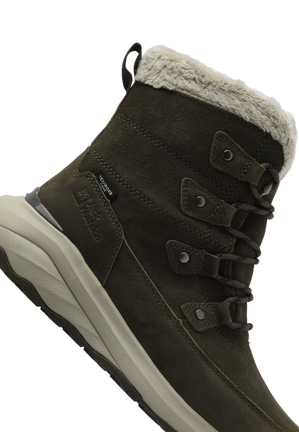 Coffee Jack Wolfskin Dromoventure Texapore High Women Winter Shoes | 37175463