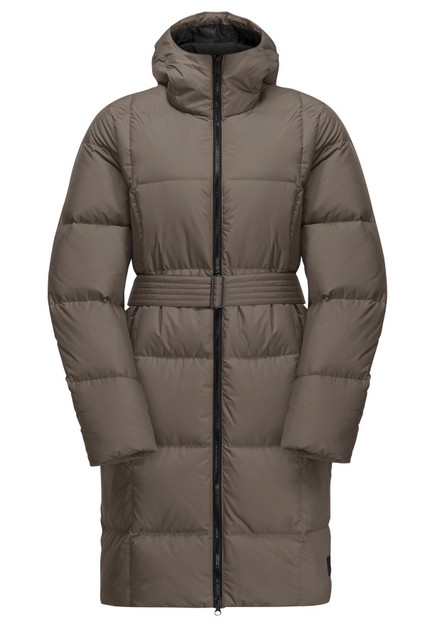 Coffee Jack Wolfskin Frozen Lake Women Down Coats | 78480391