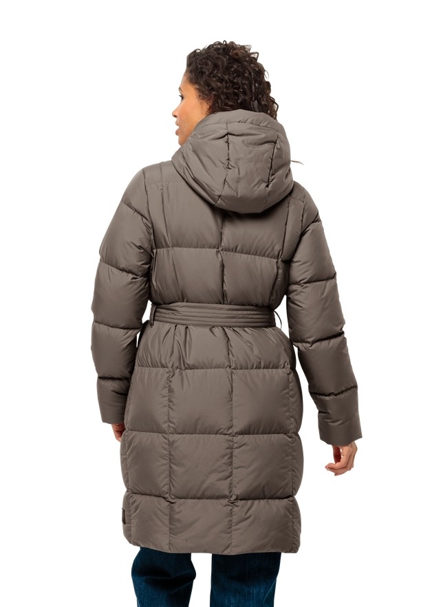 Coffee Jack Wolfskin Frozen Lake Women Down Coats | 78480391