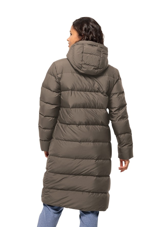 Coffee Jack Wolfskin Frozen Palace Women Down Coats | 90460529