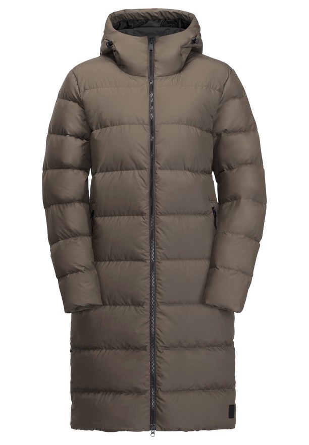 Coffee Jack Wolfskin Frozen Palace Women Down Coats | 90460529