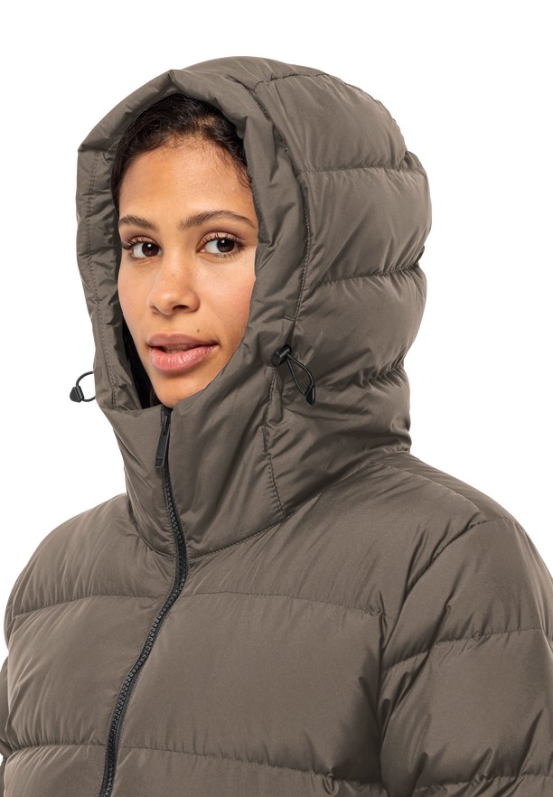 Coffee Jack Wolfskin Frozen Palace Women Down Coats | 90460529