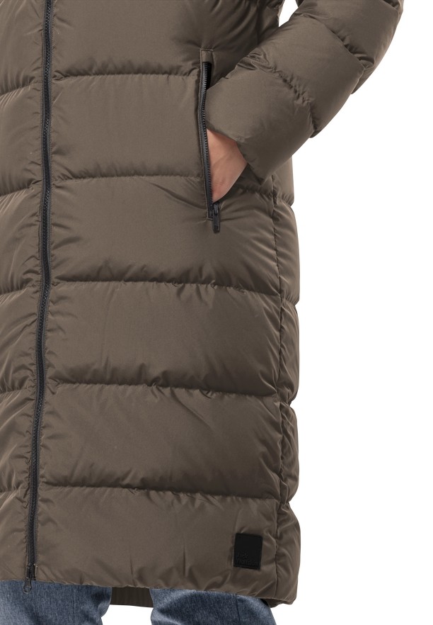Coffee Jack Wolfskin Frozen Palace Women Down Coats | 90460529