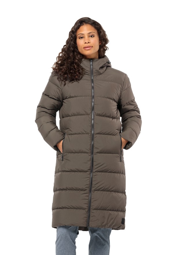 Coffee Jack Wolfskin Frozen Palace Women Down Coats | 90460529