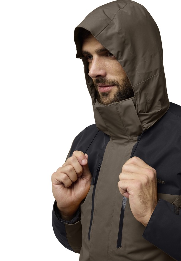 Coffee Jack Wolfskin Jasper 3in1 Men Jackets | 35989572