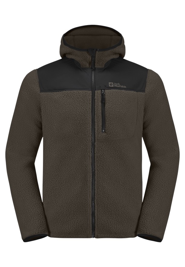 Coffee Jack Wolfskin Kammweg Pile Fz Men Fleece Jackets | 47351033