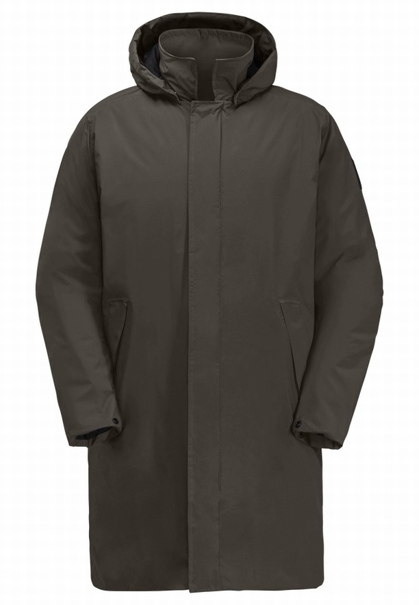Coffee Jack Wolfskin Koenigsbau Men Coats | 84655704