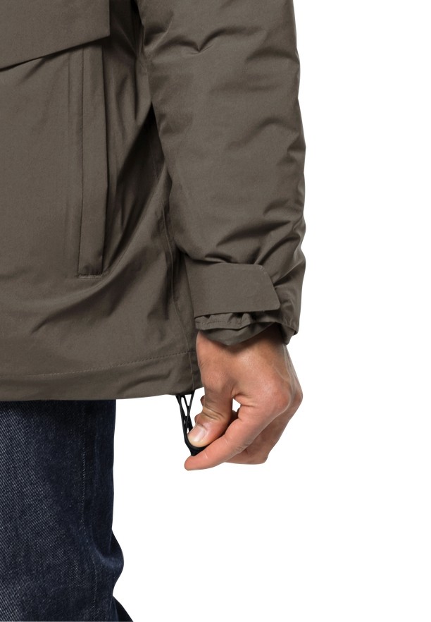 Coffee Jack Wolfskin Koenigsbau Men Coats | 96189411