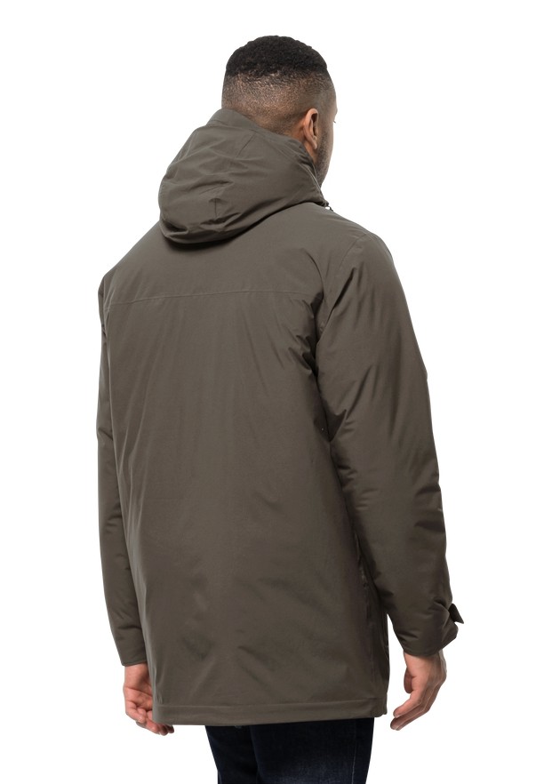 Coffee Jack Wolfskin Koenigsbau Men Coats | 96189411
