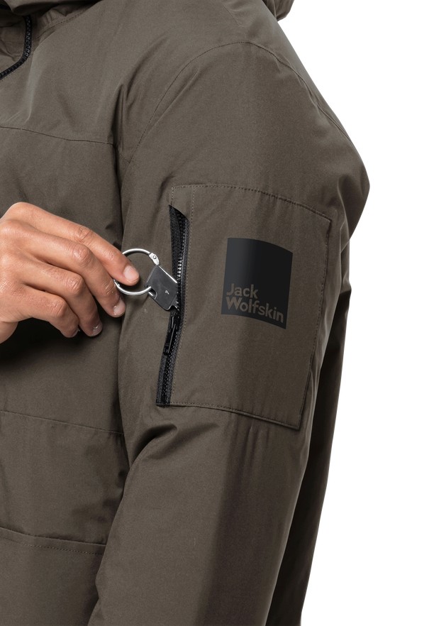 Coffee Jack Wolfskin Koenigsbau Men Coats | 96189411