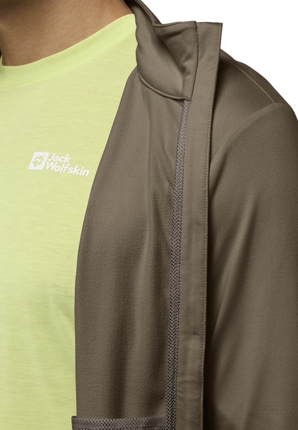 Coffee Jack Wolfskin Prelight Trail Fz Men Jackets | 39561210