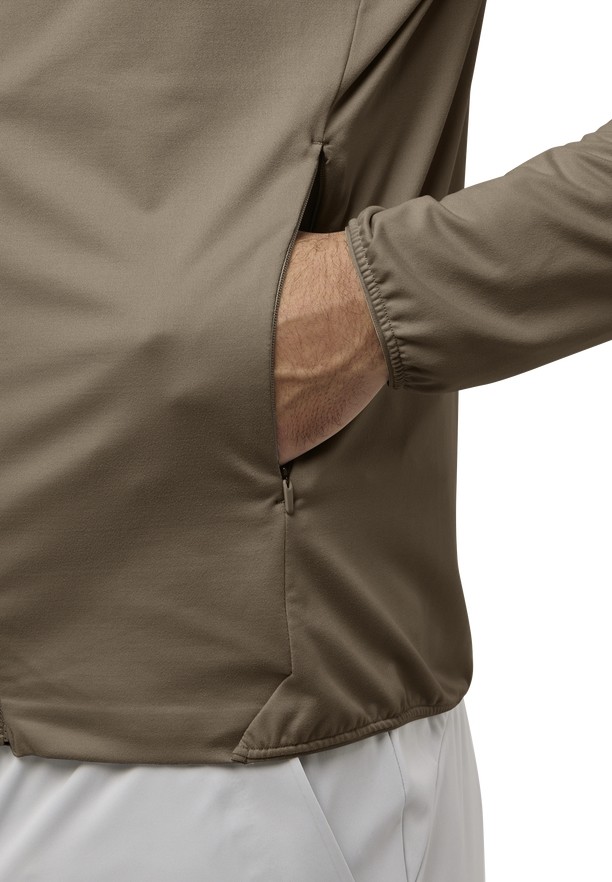 Coffee Jack Wolfskin Prelight Trail Fz Men Jackets | 39561210