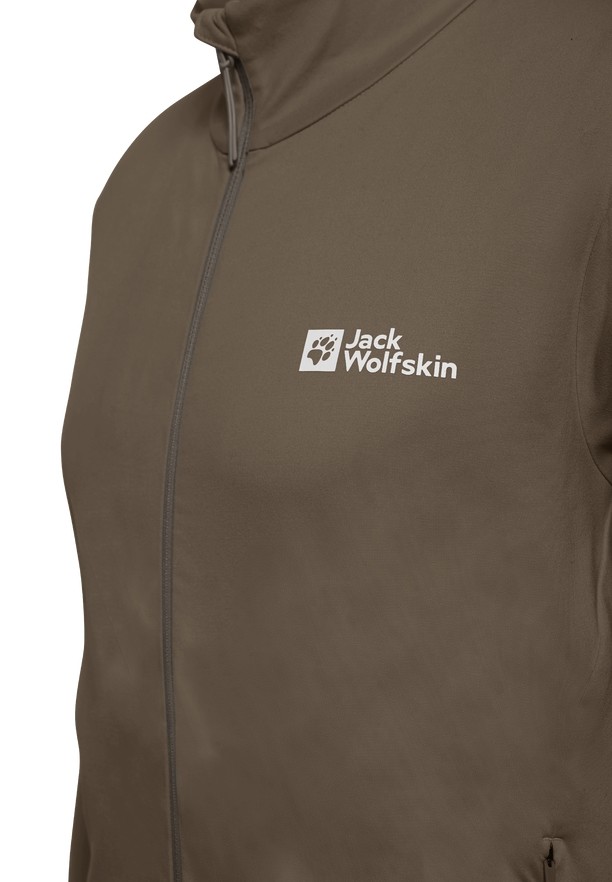 Coffee Jack Wolfskin Prelight Trail Fz Men Jackets | 39561210