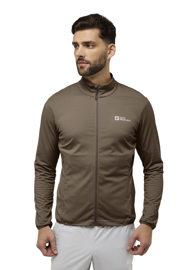 Coffee Jack Wolfskin Prelight Trail Fz Men Jackets | 39561210