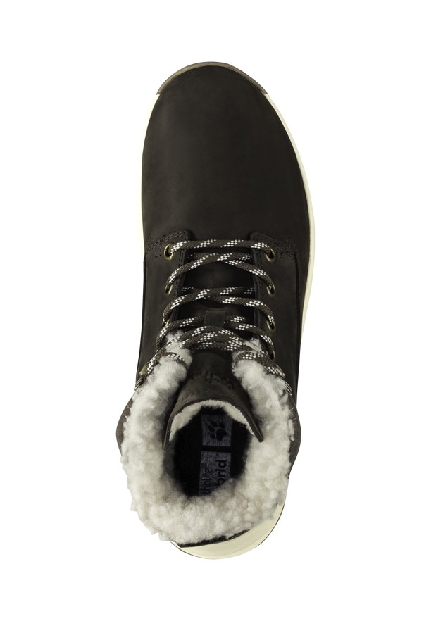 Coffee Jack Wolfskin Queenstown City Texapore Mid Women Winter Shoes | 48038462