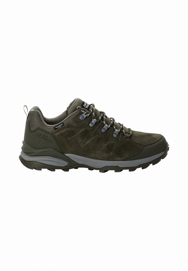 Coffee Jack Wolfskin Refugio Texapore Low Men Hiking Shoes | 60201614