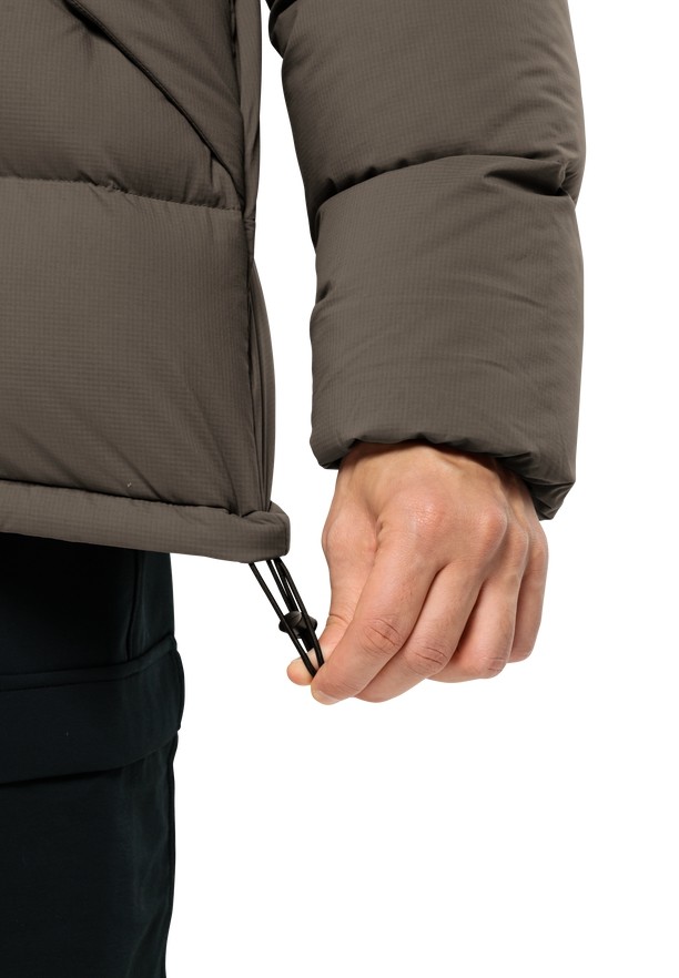 Coffee Jack Wolfskin Roemertor Men Down Jackets | 25215074