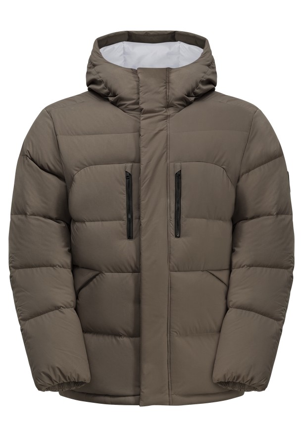 Coffee Jack Wolfskin Roemertor Men Down Jackets | 25215074