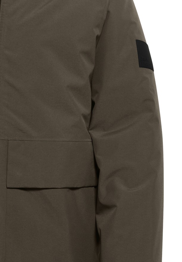 Coffee Jack Wolfskin Tempeltor Men Rain Jackets | 27605853