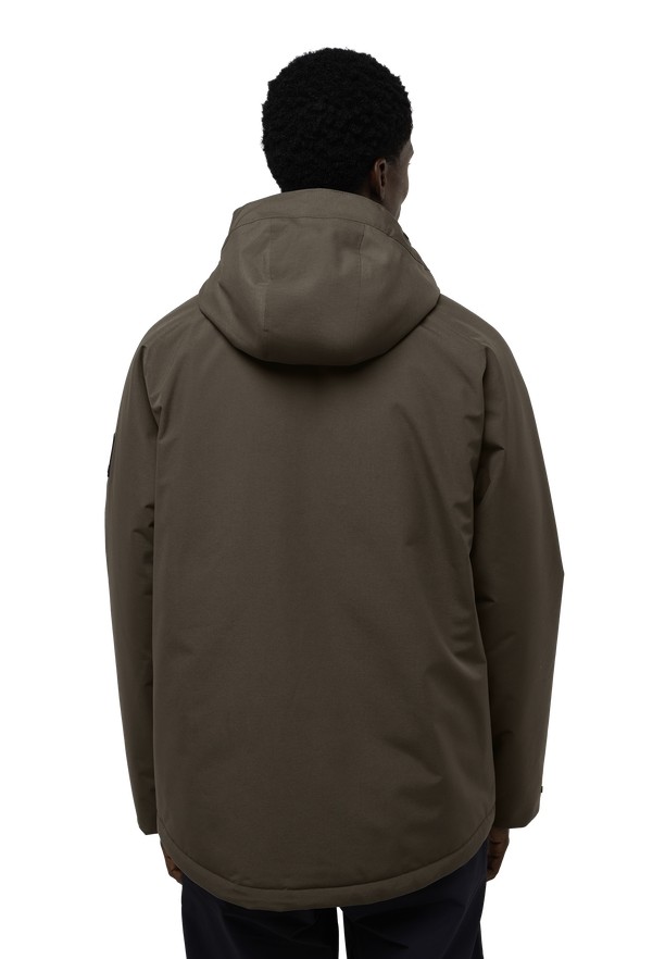 Coffee Jack Wolfskin Tempeltor Men Rain Jackets | 27605853