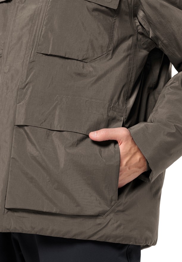 Coffee Jack Wolfskin Textor Utility Men Winter Jackets | 27957332