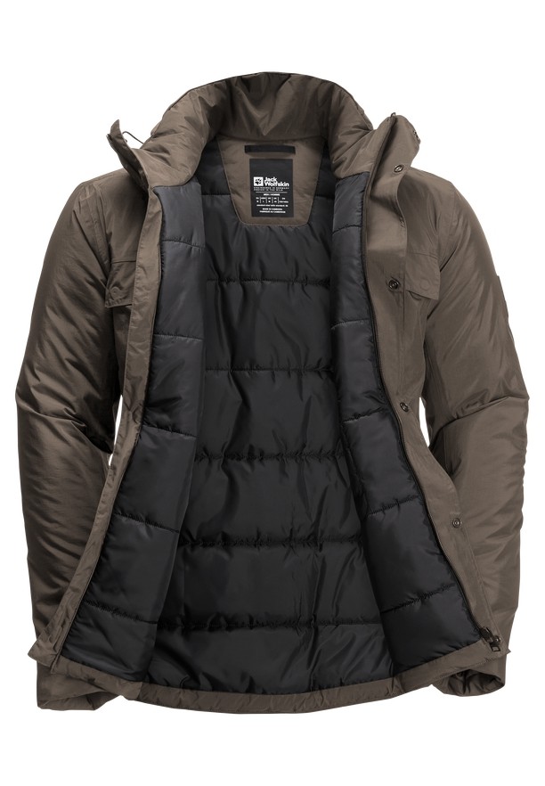 Coffee Jack Wolfskin Textor Utility Men Winter Jackets | 27957332