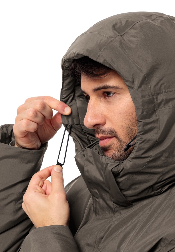 Coffee Jack Wolfskin Textor Utility Men Winter Jackets | 27957332