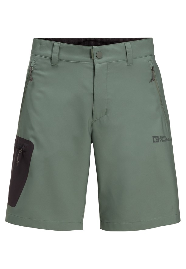 Green Jack Wolfskin Active Track Men Shorts | 10590530