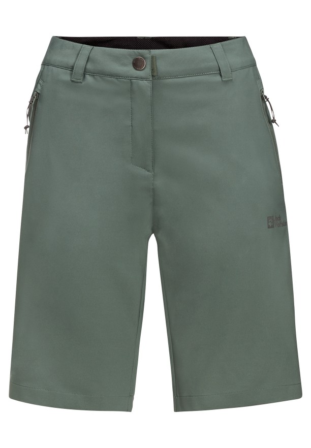 Green Jack Wolfskin Active Track Women Shorts | 11297357